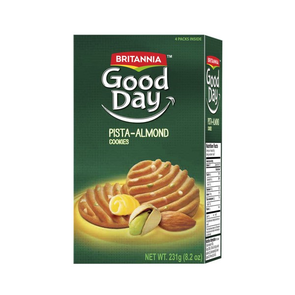 Good Day Pista & Almond Biscuits | 231g
