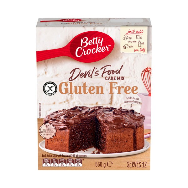 Betty Crocker Gluten Free Devil's Food Cake Mix | 550g