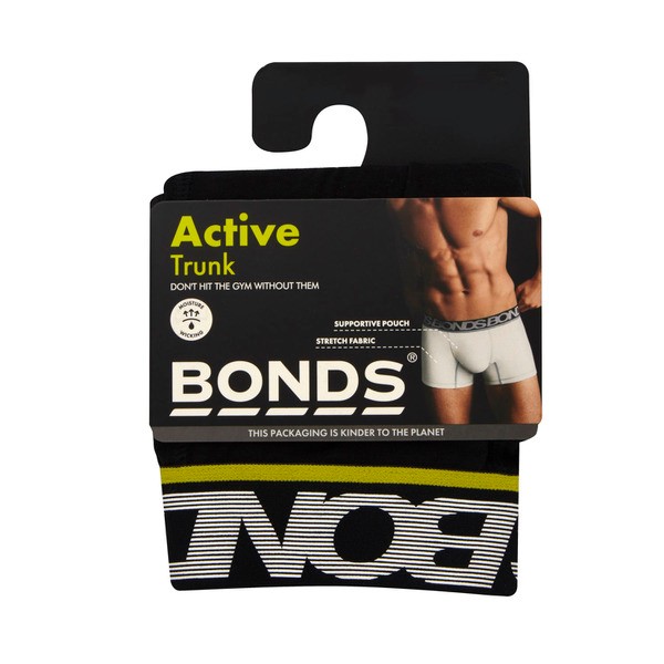 Bonds Mens Active Fit Trunk MXQ6G Size S/M | 1 pack