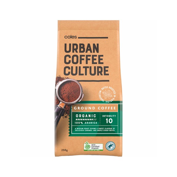 Coles Urban Coffee Culture Organic Ground | 250g