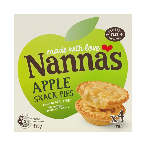 Nanna's Frozen Golden & Crispy Snack Apple Pies | 450g