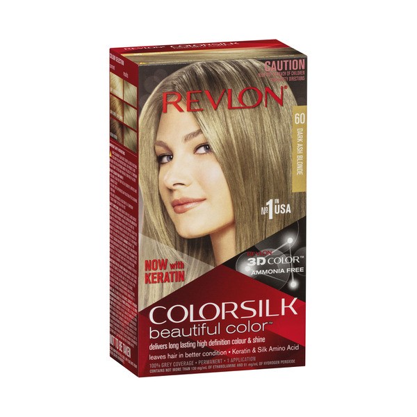 Revlon Colorsilk Dark Ash Blonde 60 Hair Colour | 1 pack