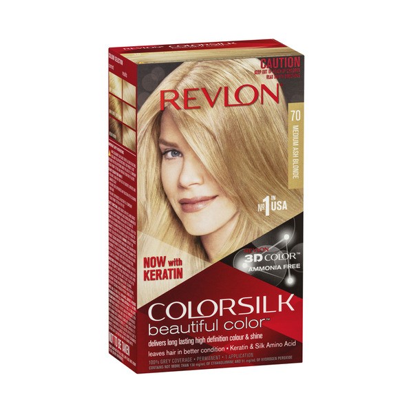 Revlon Colorsilk Medium Ash Blonde 70 Hair Colour | 1 pack