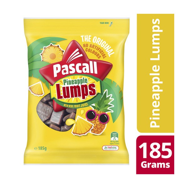 Pascall Pineapple Lumps Lollies | 185g