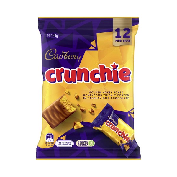 Cadbury Crunchie Chocolate Sharepack 12 Pack | 180g