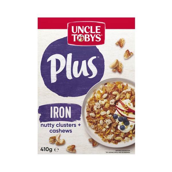 Uncle Tobys Plus Iron Cereal | 410g