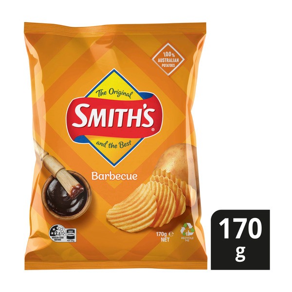 Smith's Crinkle BBQ Potato Chips | 170g