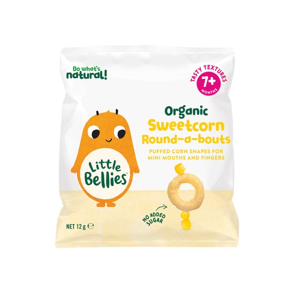 Little Bellies Organic Sweet Corn Round-A-Bouts | 12g