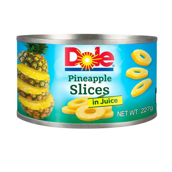 Dole Pineapple Slices In Juice | 227g