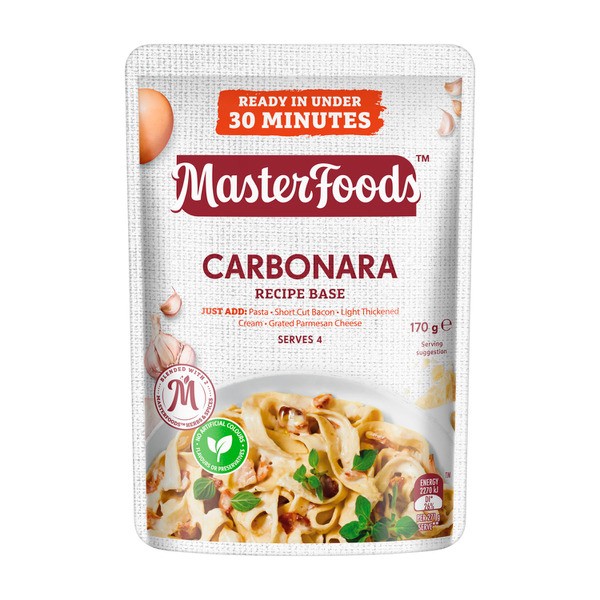 MasterFoods Carbonara Recipe Base | 170g