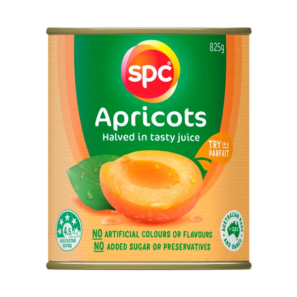 SPC Canned Fruit Apricot Halves In Juice | 825g