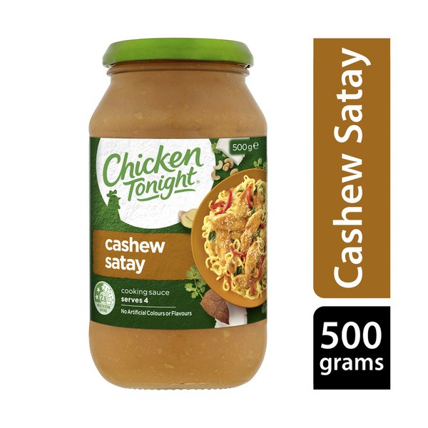 Chicken Tonight Cashew Satay Simmer Sauce | 500g