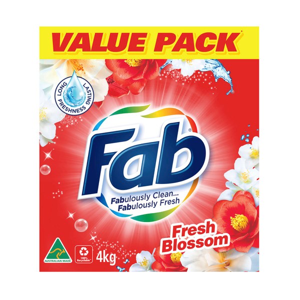 Fab Sunshine Fresh Top & Front Loader Laundry Powder | 4kg