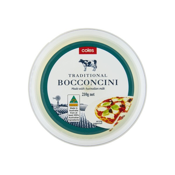 Coles Traditional Bocconcini | 210g
