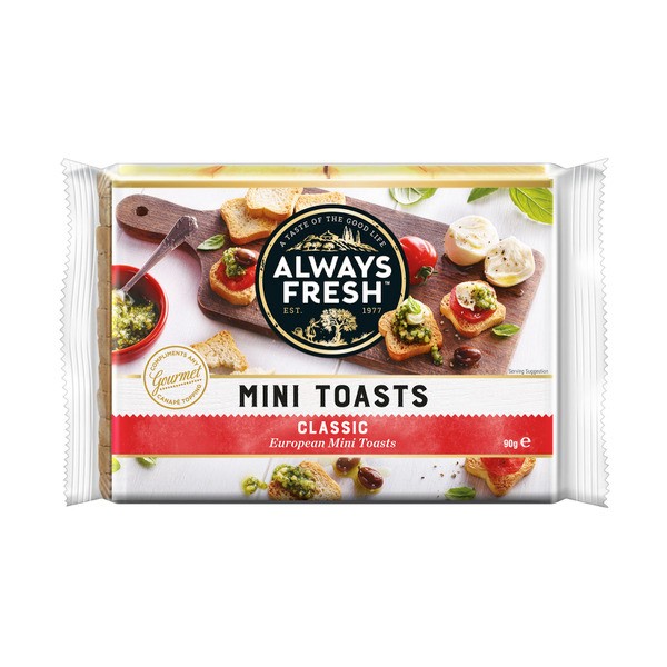 Always Fresh Mini Toasts Value Pack | 90g
