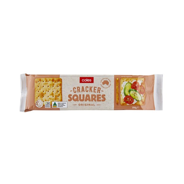 Coles Cracker Squares | 250g