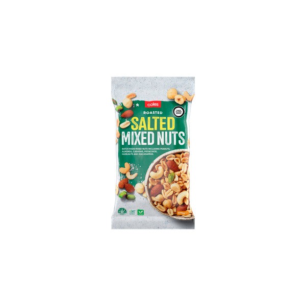 Coles Mixed Nuts Salted | 375g