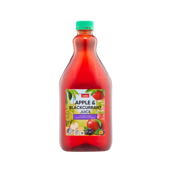 Coles Apple & Blackcurrant Juice | 2L