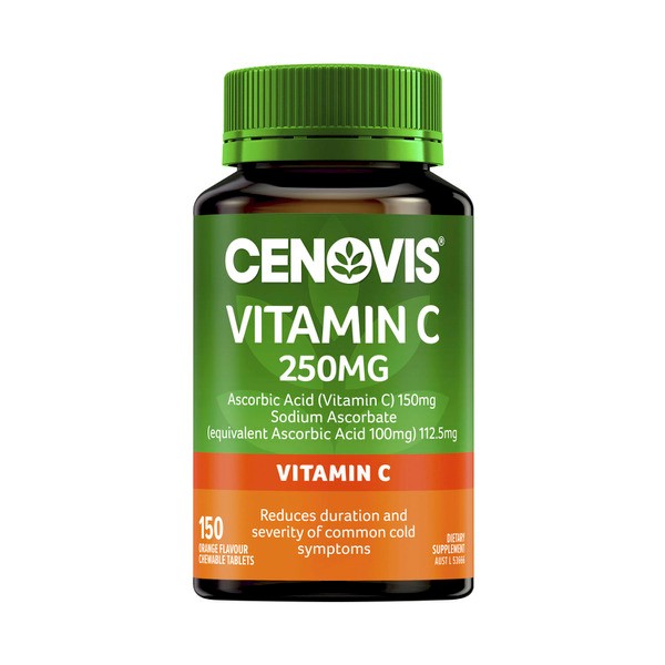 Cenovis Vitamin C 250mg Tablets For Immune Support | 150 pack