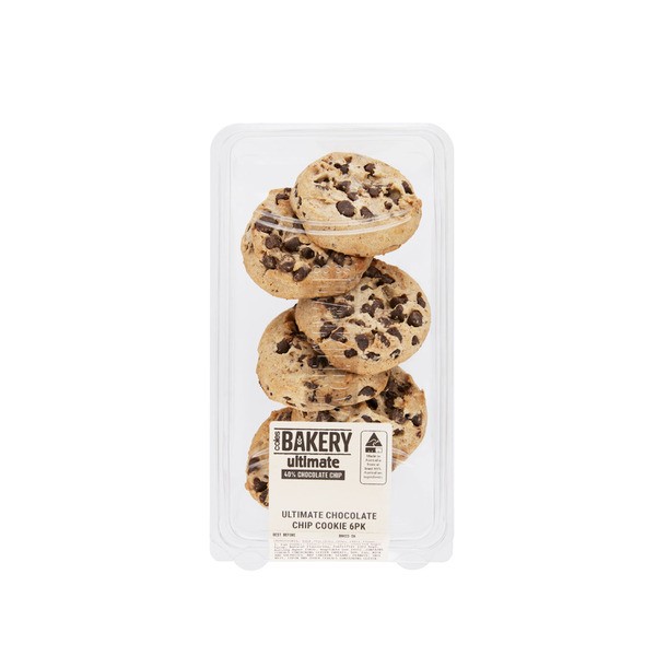 Coles Bakery Ultimate Chocolate Chip Cookie | 6 pack