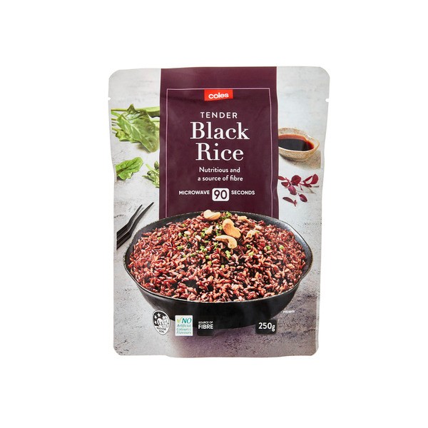 Coles Microwave Rice Black | 250g