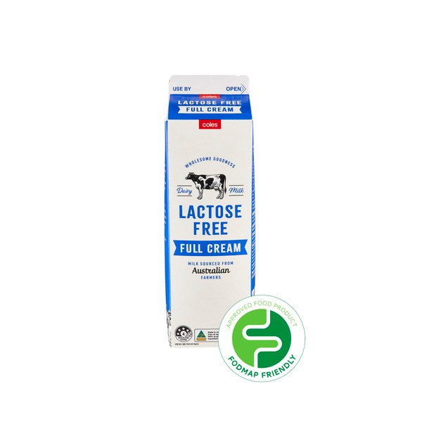 Coles Lactose Free Full Cream Milk | 1L
