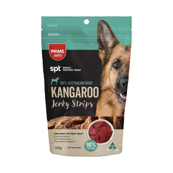 Prime Pantry Jerky Dog Treat Kangaroo | 100g