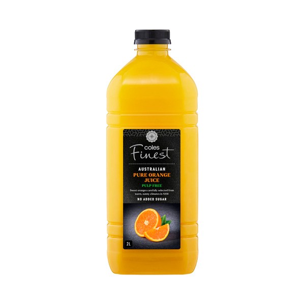 Coles Orange Juice Pulp Free | 2L