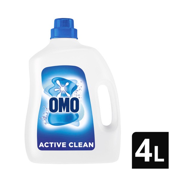 OMO Active Clean Laundry Liquid Detergent 80 Washes | 4L