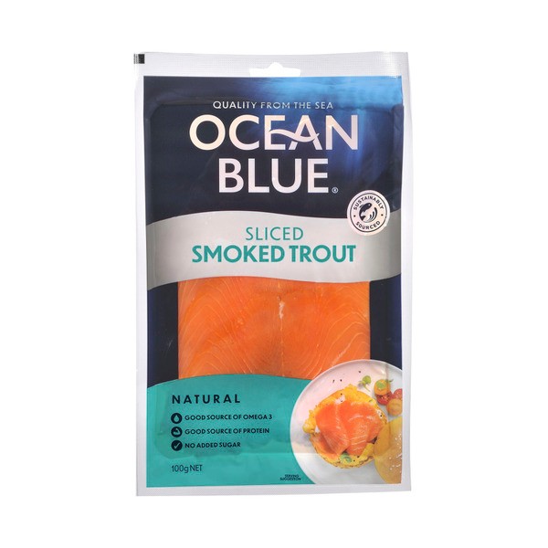 Ocean Blue Sliced Smoked Ocean Trout | 100g