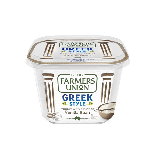 Farmers Union Greek Style Vanilla Yoghurt | 950g