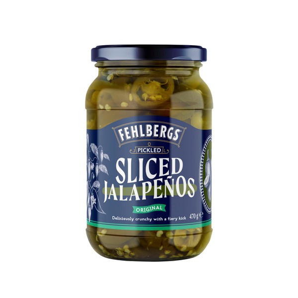 Fehlbergs Sliced Pickled Jalapenos | 470g