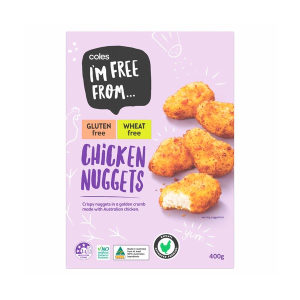 Coles I M Free From Chicken Nuggets | 400g