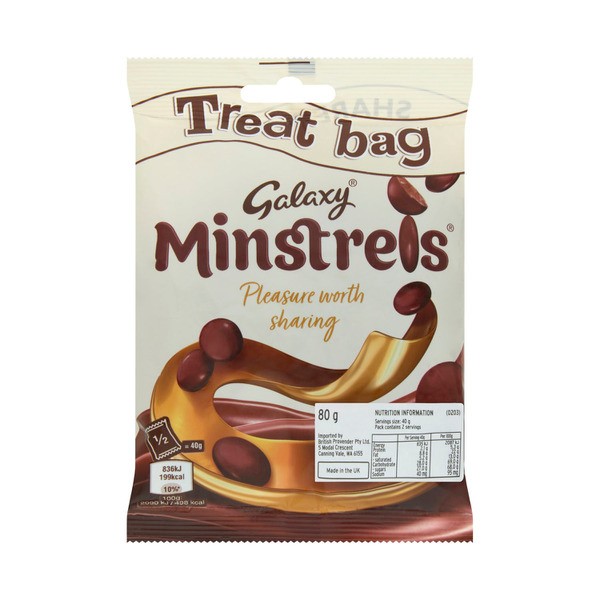 Galaxy Minstrels Chocolate Bag | 80g