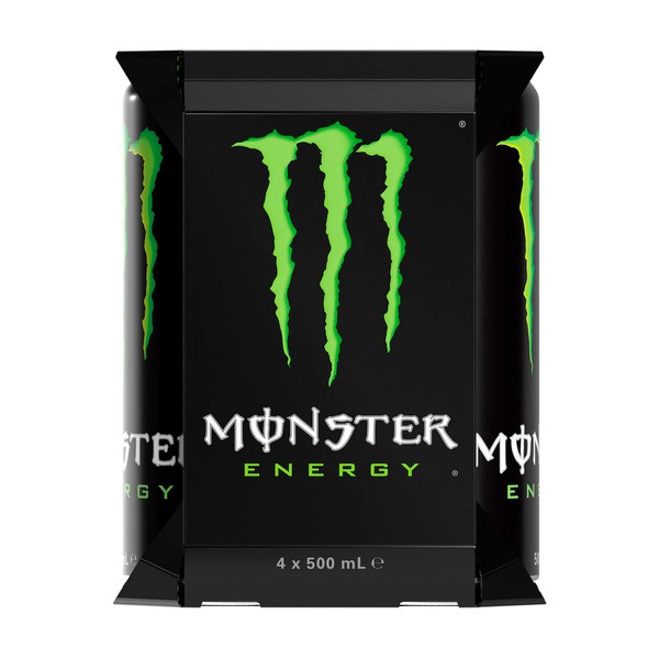 Monster Energy Green Multipack Cans 4 x 500mL | 4 pack