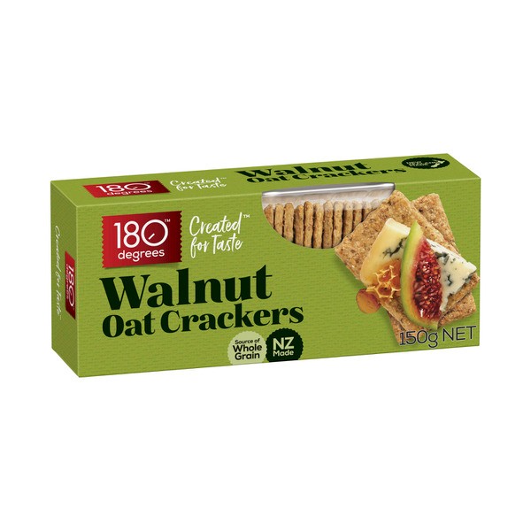 180 Degrees Walnut Oat Crackers | 150g