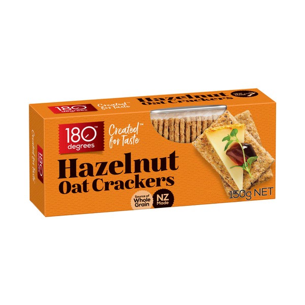 180 Degrees Hazelnut Oat Crackers | 150g