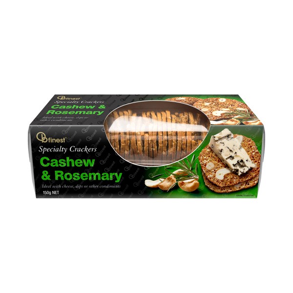 OB Finest Cashew & Rosemary Crackers | 150g