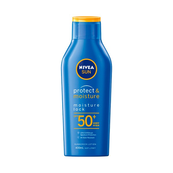 Nivea Sun SPF 50+ Protect & Moisture Sunscreen Lotion | 400mL