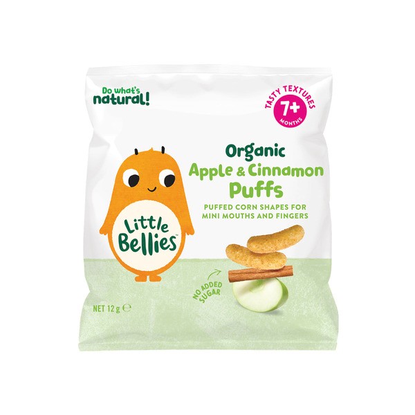 Little Bellies Apple & Cinnamon Baby Puffs | 12g