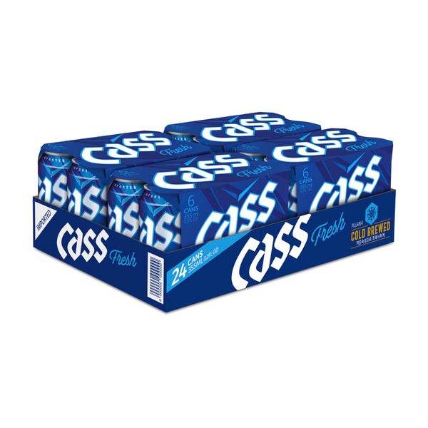 Cass Fresh Beer Can 355mL | 24 Pack