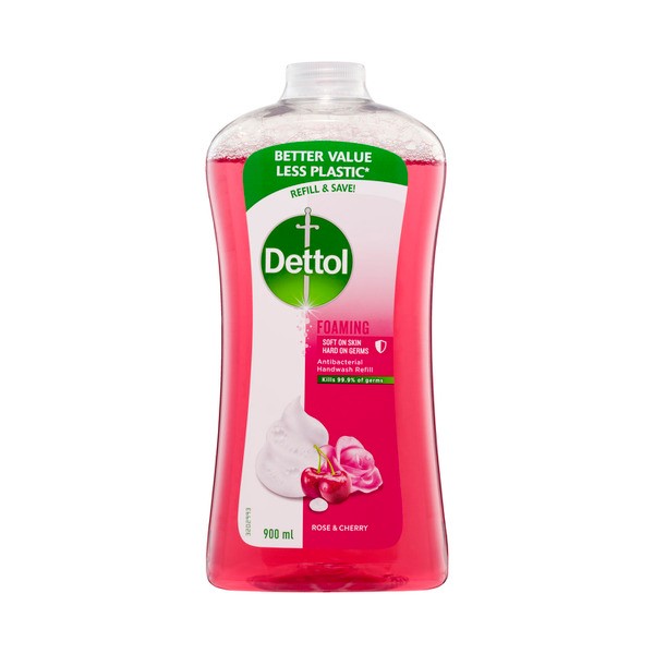 Dettol Rose & Cherry In Bloom Foam Hand Wash Refill | 900mL