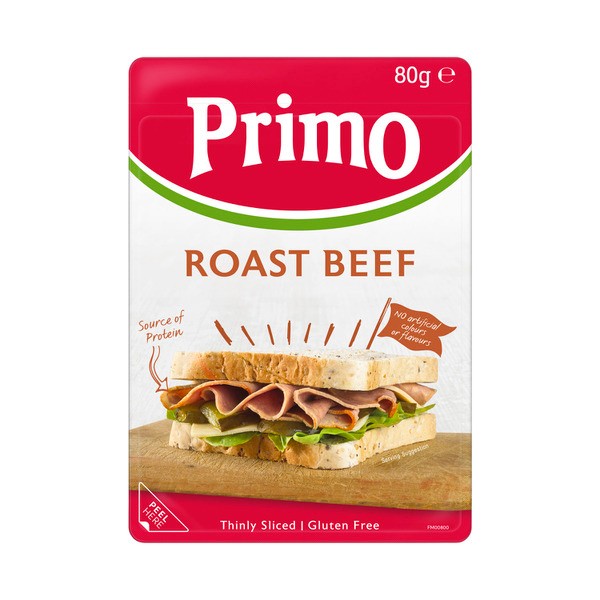 Primo Roast Beef Thinly Sliced | 80g
