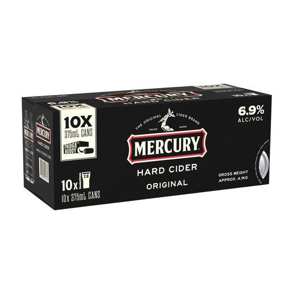 Mercury Hard Cider Can 375mL | 10 Pack