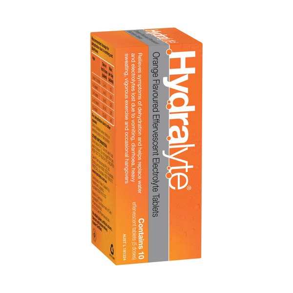 Hydralyte Tablets Orange | 10 pack