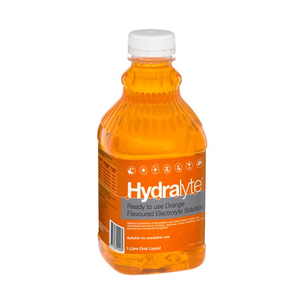 Hydralyte  Electrolyte Solution Orange Flavour | 1L
