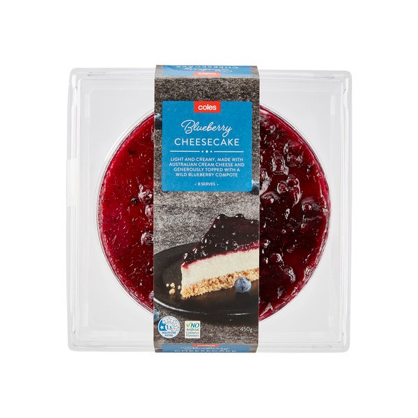 Coles Blueberry Cheesecake | 450g
