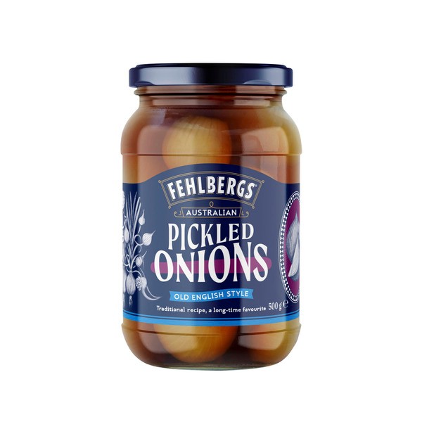 Fehlbergs Old English Brown Pickled Onions | 500g