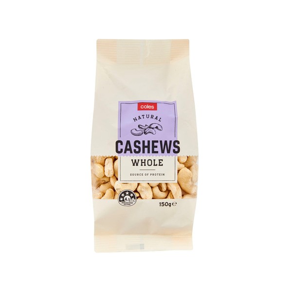 Coles Natural Cashews | 150g