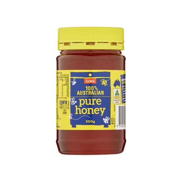 Coles Pure Australian Honey Jar | 500g